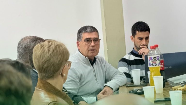 Díaz participó de la asamblea de la Cooperativa para el desarrollo del gasoducto